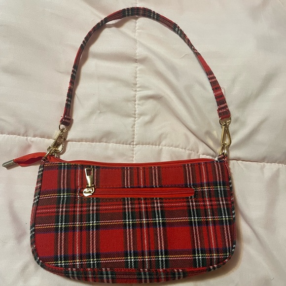 Red Plaid Shoulder Purse ❤️ - Picture 1 of 4
